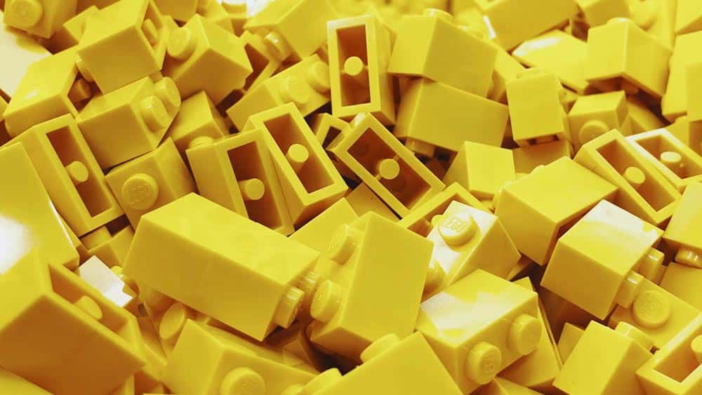 Sinnbild für kreativen Aufbau und unternehmerisches Denken in Bezug auf den Aufbau von Marken.